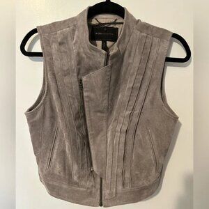 BCBGMAXAZRIA Damien Faux Suede Vest (size M)